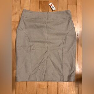Banana Republic Beige Tweed Pencil Skirt